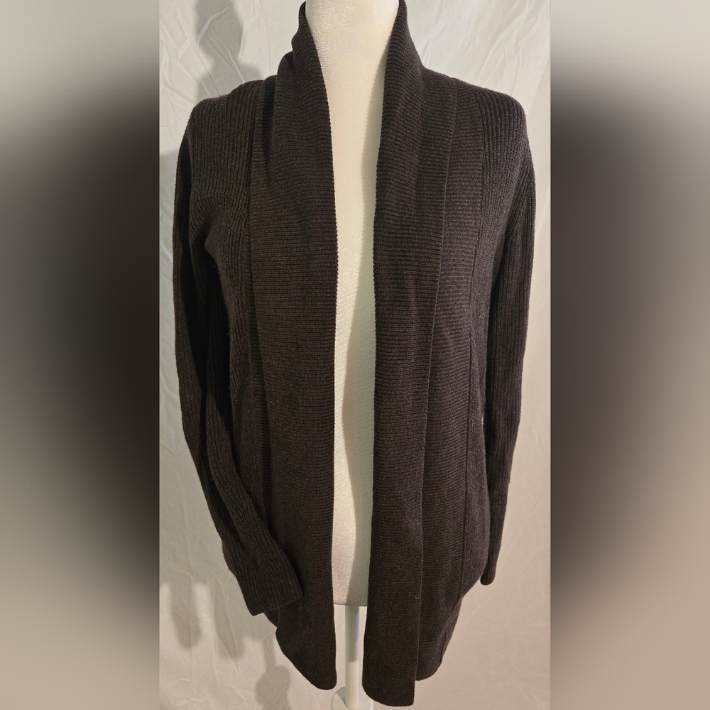 Cozy Brown Open Front Cardigan